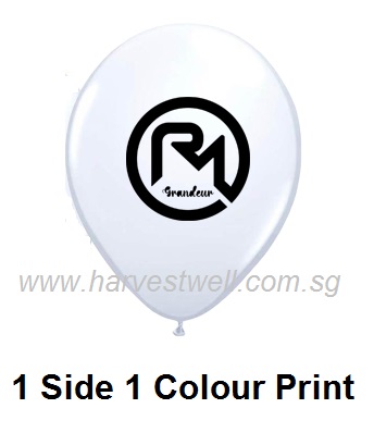 [200 pieces] Balloon Logo Printing 1 Side 1 Colour